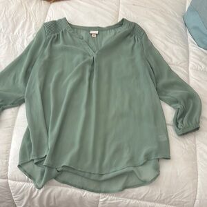 Women's Green Blouse